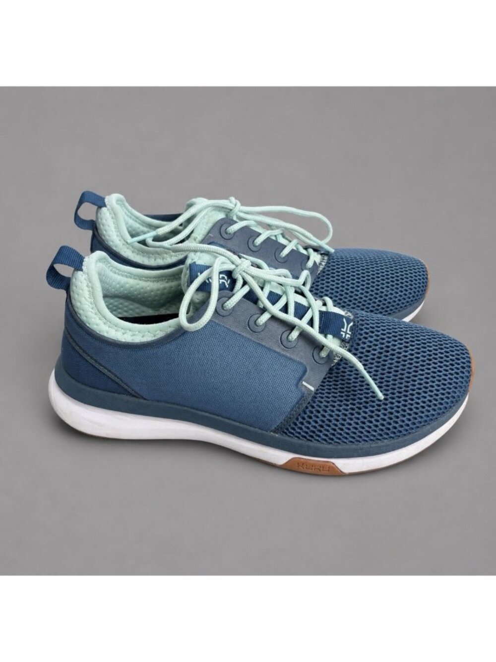 KURU Womens Size 8.5 Atom Sneakers Blue Athletic Shoes